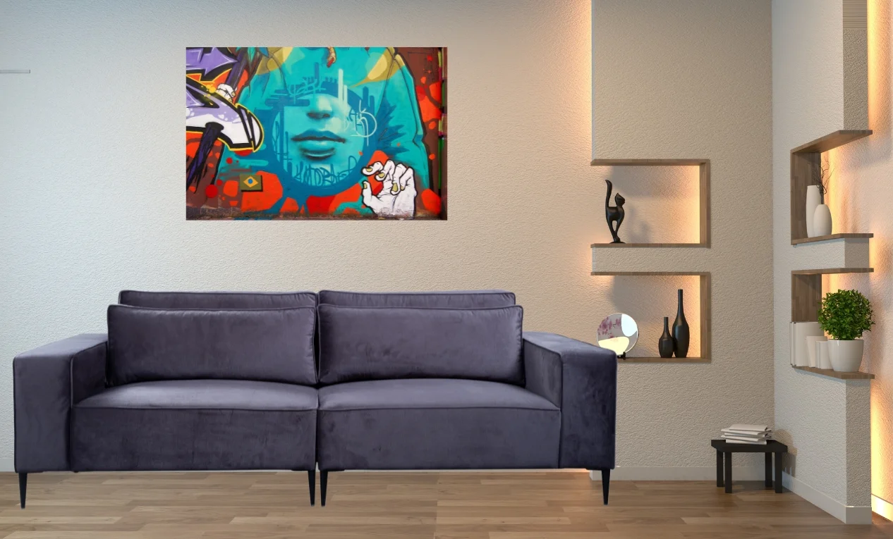 Teddy Dark Grey Plush Velvet 3 Seater